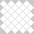 Inhome InHome NH2360 Quatrefoil Peel & Stick Backsplash Tiles - White & Gray NH2360